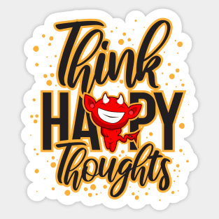 think happy Sticker